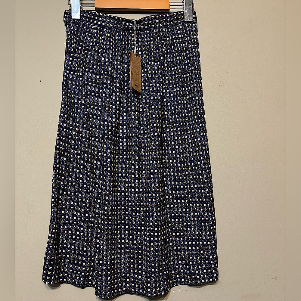 A.P.C. RUE MADAME PARIS Fran Skirt Modal NWT Designer Flirty